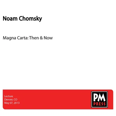 Magna Carta: Then & Now by Noam Chomsky - album cover