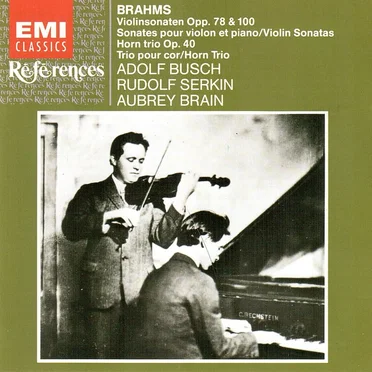 Références: Violinsonaten, Opp. 78, 100 / Horntrio, Op. 40