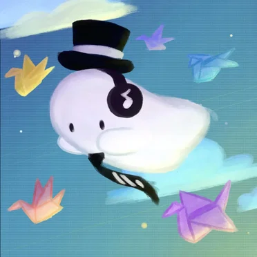 Paper Cranes in the Sky