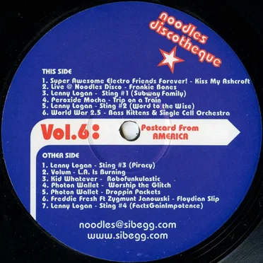 Noodles Discotheque Vol. 6: Postcard From America by Various Artists - album cover