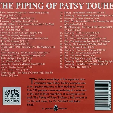 The Piping of Patsy Touhey by Patsy Touhey - album cover