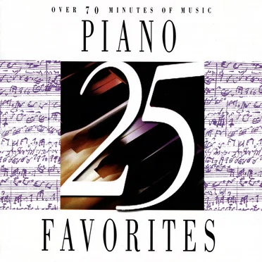 25 Piano Favorites by Various Artists - album cover