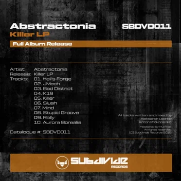 Killer LP by Abstractonia - album cover