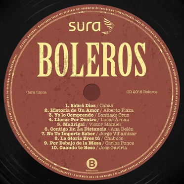 Boleros by Various Artists - album cover