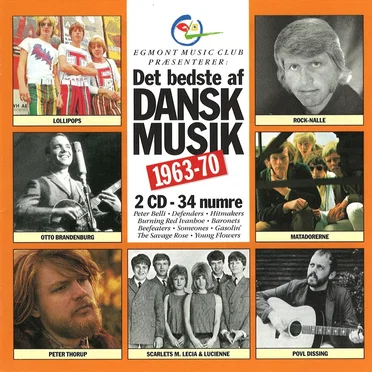 Det bedste af dansk musik 1963-70 by Various Artists - album cover