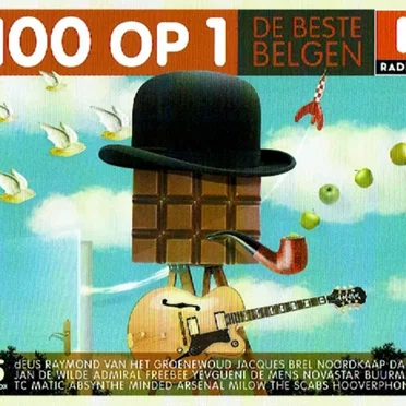 100 op 1: De beste Belgen by Various Artists - album cover