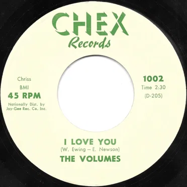 I Love You by The Volumes - album cover