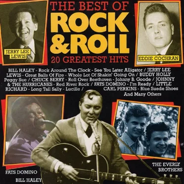 The Best of Rock & Roll: 20 Greatest Hits by Various Artists - album cover