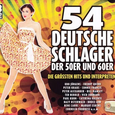 54 Deutsche Schlager der 50er und 60er by Various Artists - album cover