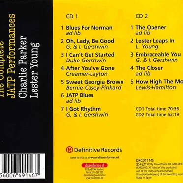 The Complete JATP Performances