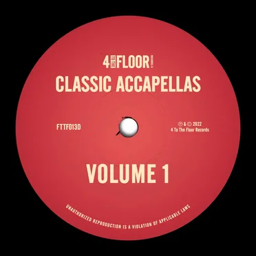 4 to the Floor Accapellas, Vol. 1 by Various Artists - album cover