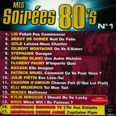 Mes Soirées 80's Nº1 by Various Artists - album cover