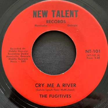 Cry Me A River / I'm Gonna Hurt You by The Fugitives - album cover