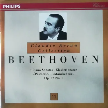 3 Piano Sonatas - Klaviersonaten - "Pastorale" - "Mondschein", Op. 27 No. 1