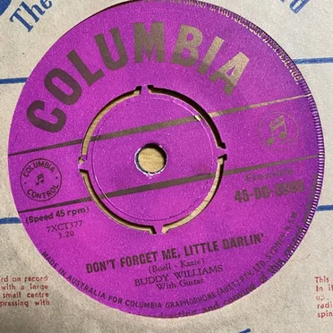 Don’t Forget Me, Little Darlin