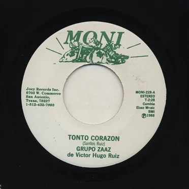 Tonto corazón / Adiós adiós corazón by Grupo Zaaz de Victor Hugo Ruíz - album cover