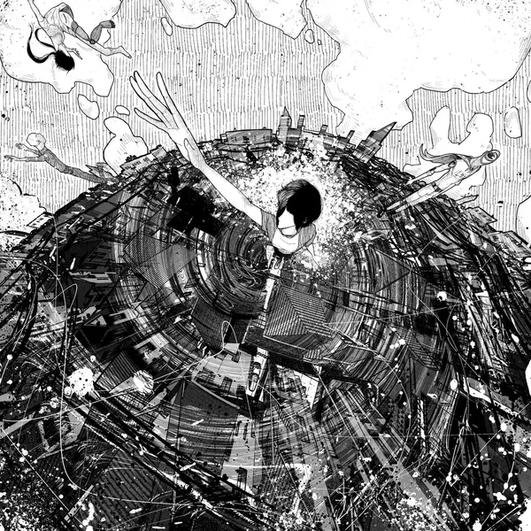 Crosshatching Holographs of a Cityscape (Antiopus)