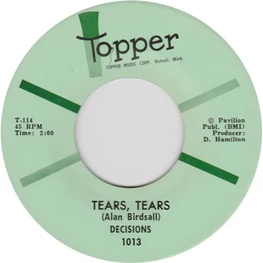 Tears, Tears / Don't You Know It's Love? by Decisions - album cover