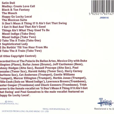 Duke Ellington: Live in Mexico