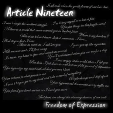 Freedom of Expression by Article Nineteen - album cover