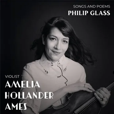 Philip Glass: Songs & Poems by Amelia Hollander - album cover