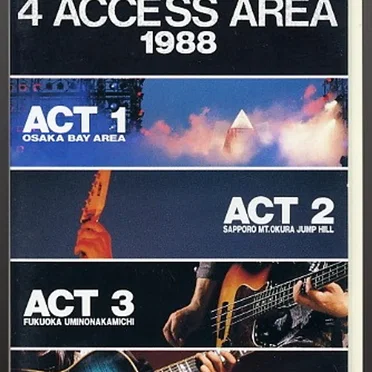 ALL OVER JAPAN 4 ACCESS AREA 1988 by THE ALFEE - album cover