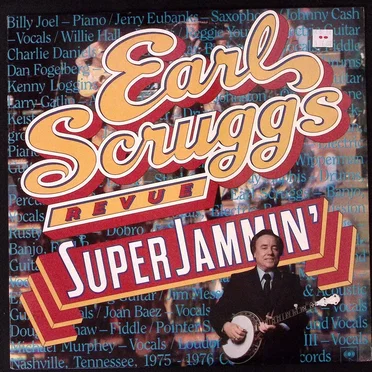 Super Jammin' by The Earl Scruggs Revue - album cover