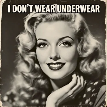 I Don't Wear Underwear