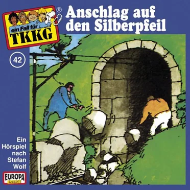 TKKG 42: Anschlag auf den Silberpfeil by Stefan Wolf - album cover