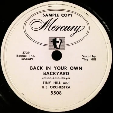 Back in Your Own Backyard / I'll Sail My Ship Alone