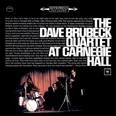 The Dave Brubeck Quartet at Carnegie Hall
