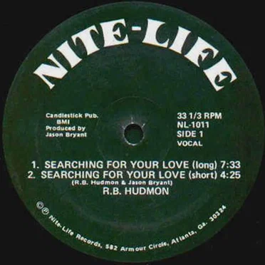 Searching for Your Love by R.B. Hudmon - album cover