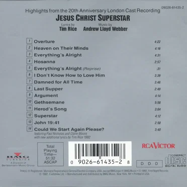 Jesus Christ Superstar: 20th Anniversary