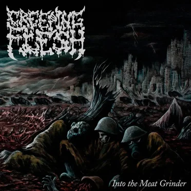 Into The Meat Grinder by Creeping Flesh - album cover