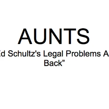 Ed Schultz's Legal Problems Are Back