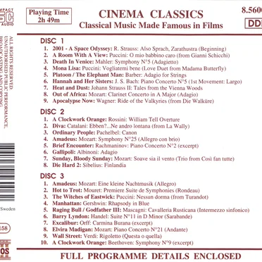 Cinema Classics by Various Artists - album cover