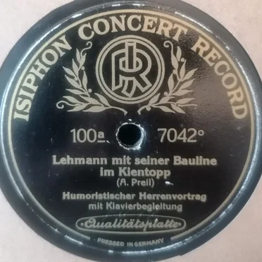 Lehmann mit seiner Bauline im Kientopp / Die sächs’sche Sprache klingt so friedlich