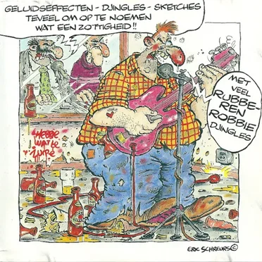 Djingles, geluidseffecten, maffe sketches .....wat een zottigheid!