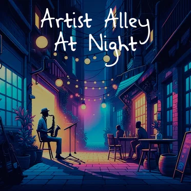 Artist Alley At Night