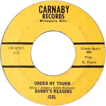 Under My Thumb / Triangles by Danny's Reasons - album cover