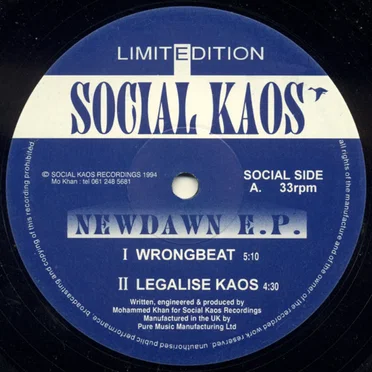 NewDawn E.P. by Social Kaos - album cover