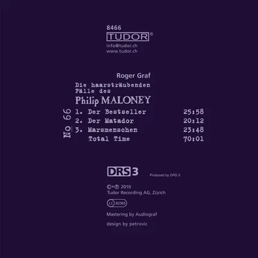 Die haarsträubenden Fälle des Philip Maloney, N° 66 by Roger Graf - album cover