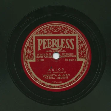 Adiós / La vida en rosa by Orquesta de Juán García Medeles - album cover