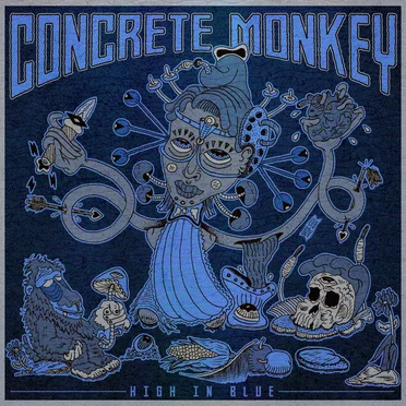 High in Blue by Concrete Monkey - album cover