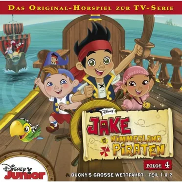 Folge 4: Buckys große Wettfahrt by Jake und die Nimmerland Piraten - album cover