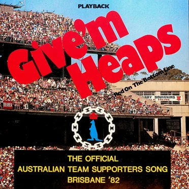 Give’m Heaps / Red on the Bottom Line by Playback - album cover