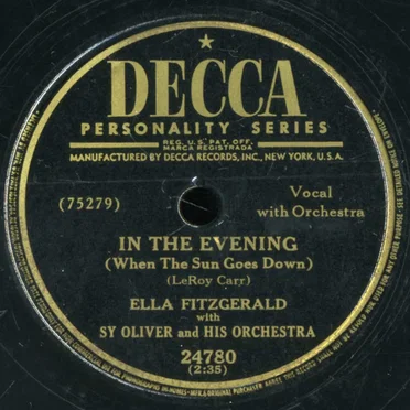 In the Evening (When the Sun Goes Down) / Talk Fast, My Heart, Talk Fast