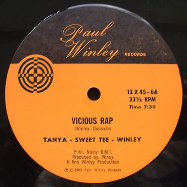 Vicious Rap / Bra by Tanya 'Sweet Tee' Winley - album cover
