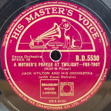 A Mother's Prayer at Twilight / Good Bye, Sally