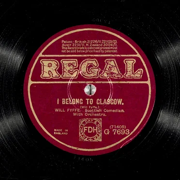 I Belong to Glasgow / I’m 94 Today by Will Fyffe - album cover